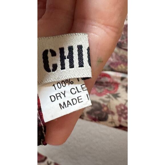 Chico’s Paisley Floral Print Sheer Scarf 100% Rayon Boho Festival Rectangle READ - Picture 4 of 13